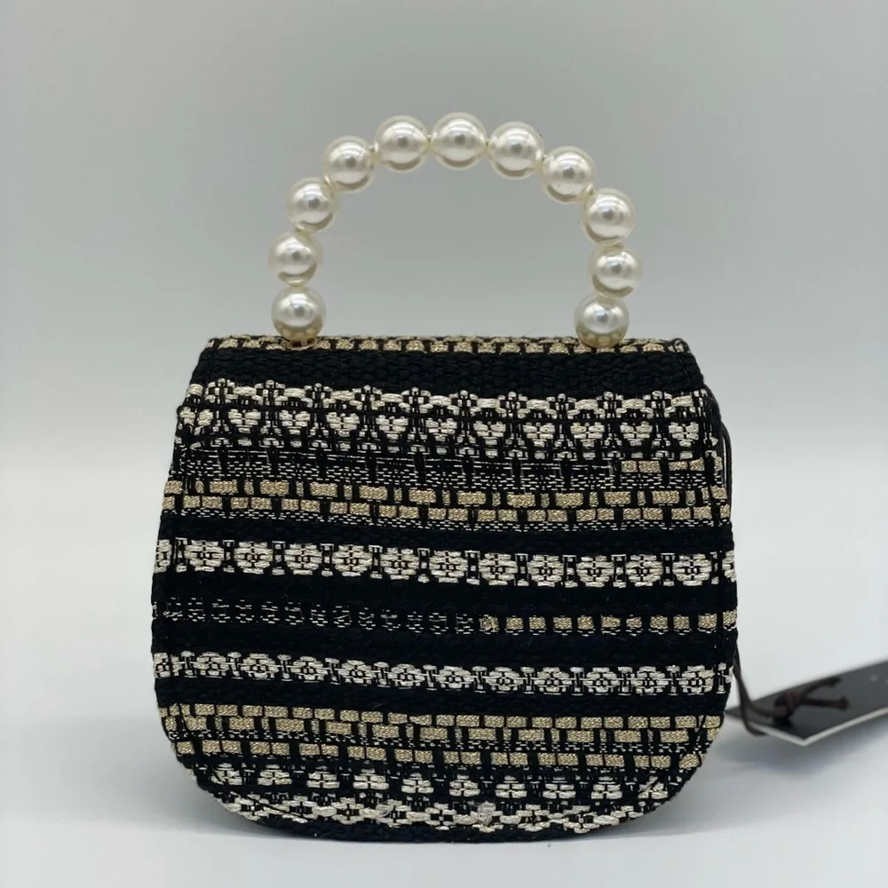 NEW Imoga Kids Tweed Chain Crossbody Bag